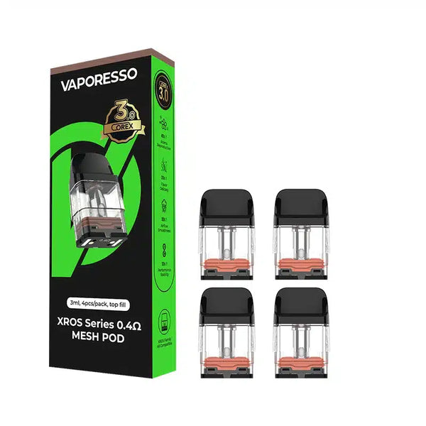 Vaporesso XROS COREX 3.0 Replacement Pods - Pack of 4
