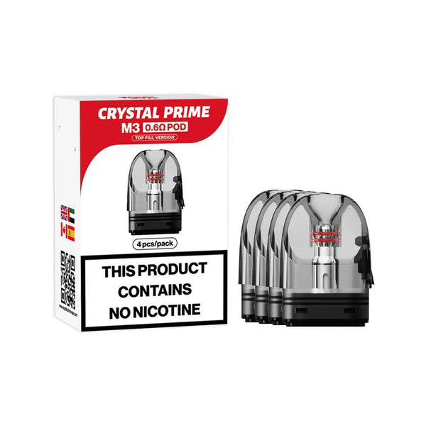 Crystal Prime M3 Replacement Pod - Pack of 4