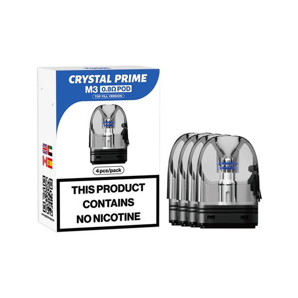 Crystal Prime M3 Replacement Pod - Pack of 4