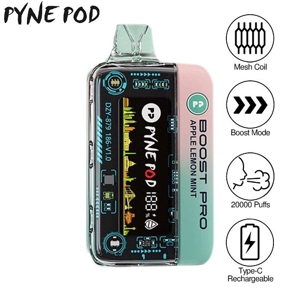 Pyne Pod Boost Pro 20000 Disposable Vape Box of 5
