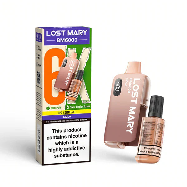 Lost Mary BM6000 Prefilled Vape Box of 5 Elite Vape Store Lost Mary BM6000 Prefilled Vape Box of 5 Elite Vape Store