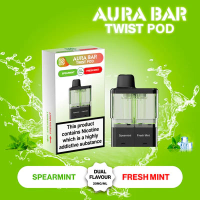 Aura Bar Twist 40k Puffs Pre-Filled Pods - Box of 5