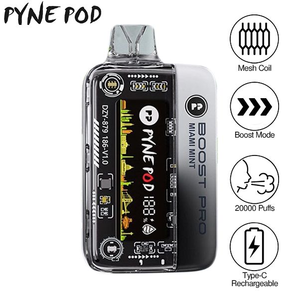 Pyne Pod Boost Pro 20000 Disposable Vape Box of 5