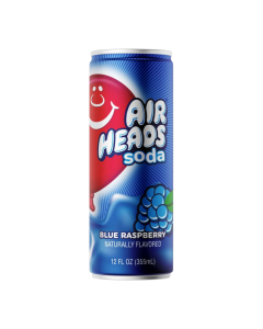 Airheads Soda 355ml – Assorted Flavours (Blue Raspberry, Orange, Strawberry & Watermelon)