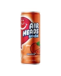 Airheads Soda 355ml – Assorted Flavours (Blue Raspberry, Orange, Strawberry & Watermelon)