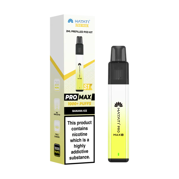 Hayati Pro Max S1 1000+ Puff Pre-Filled Pod Kit