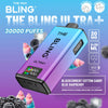 The Bling Ultra Plus 30k Puffs Prefilled Pod Vape - Box of 5