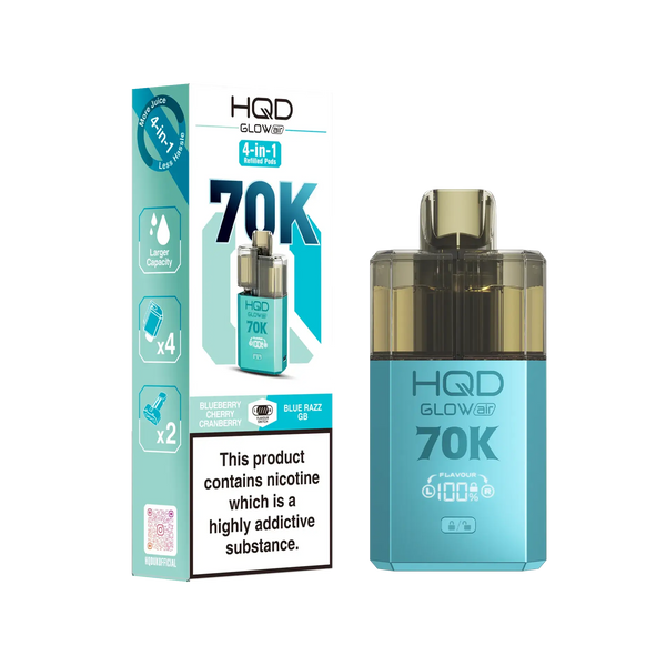 HQD Glow Air 70K Pod Vape Kit