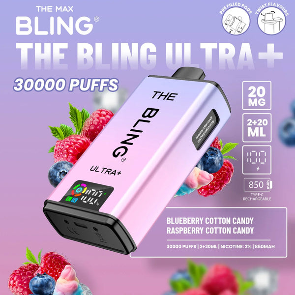 The Bling Ultra Plus 30k Puffs Prefilled Pod Vape