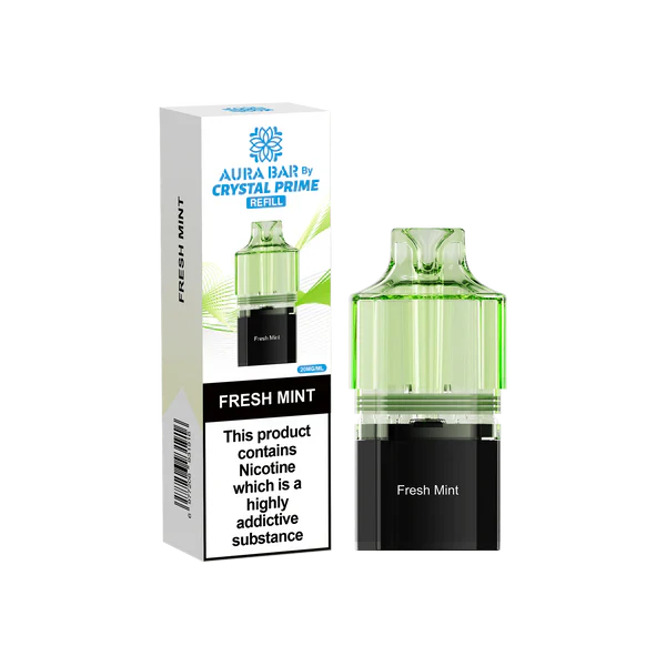 Crystal Prime Aura Bar 10k Replacement Pods - Box of 5