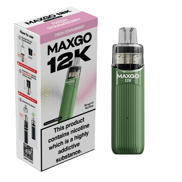 RELX MAXGO 12k Pre-Filled Pod Kit TPD Compliant