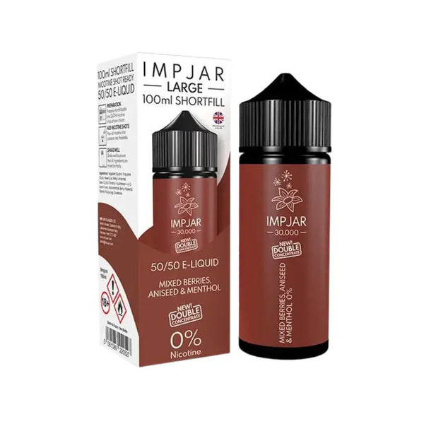IMPJAR 100ml Shortfill E-Liquid UK