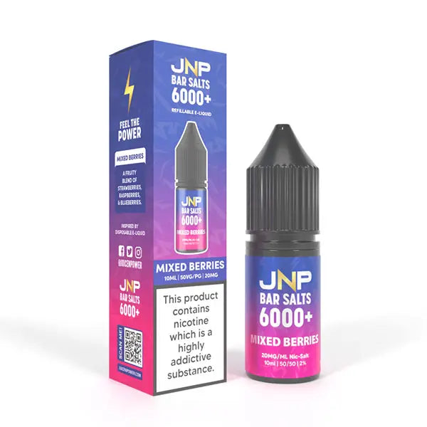 Juice N Power Bar Salts 6000+ Nic Salt UK | 10ml 10mg & 20mg Vape Juice