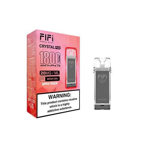 Flfi Crystal Replacement Vape Pods 1800 Puffs- Box of 10