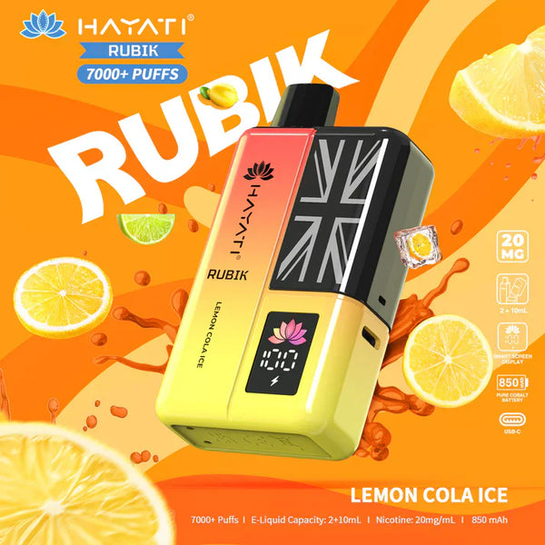 Hayati Rubik 7000+ Puffs Prefilled Kit