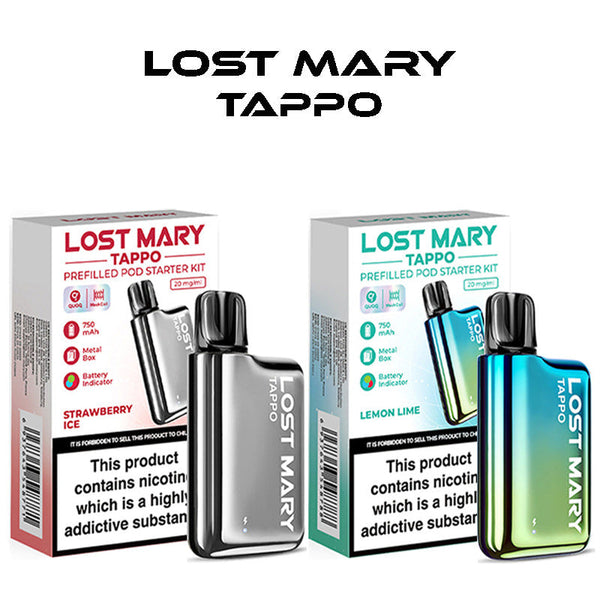 Lost Mary Tappo Prefilled Pod Vape Kit Box of 10