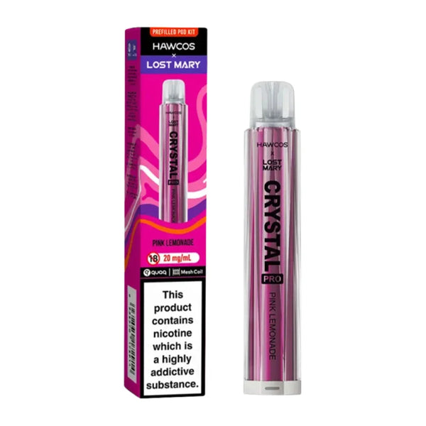 Hawcos x Lost Mary Crystal Pro Prefilled Pod Kit| Only £4.99 | 3 For £11.99