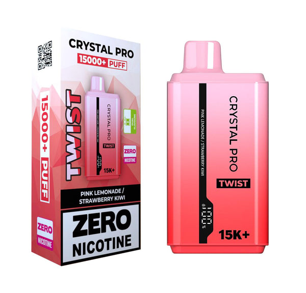 Crystal Pro Twist 15000 Puffs Prefilled Vape Zero Nicotine