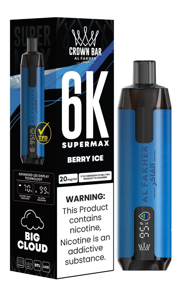 Al Fakher Supermax 6000 Disposable Vape - The Vape Giant