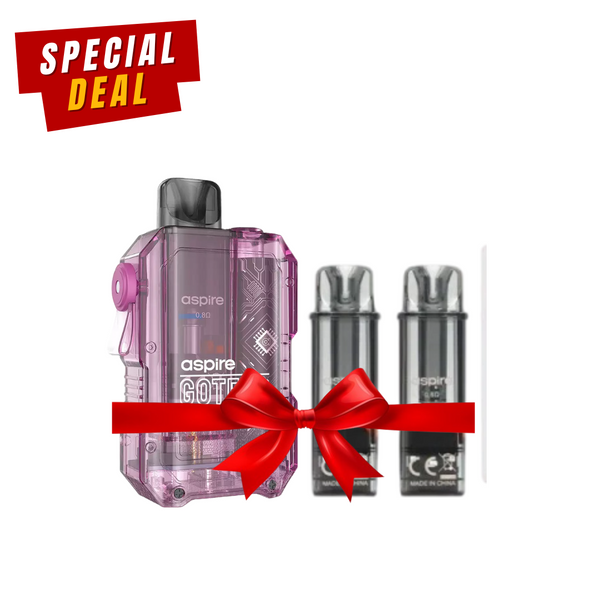 Aspire Gotek X - Pod Kit + Pack of 2 Gotek Replacement Pods