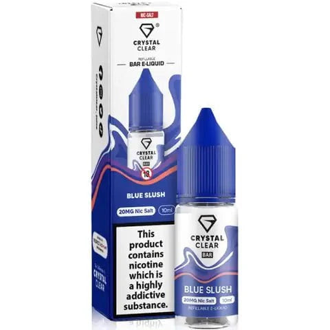 Crystal Clear Bar Salts Nic Salt E-Liquid – All Flavours 10ml (10mg / 20mg)