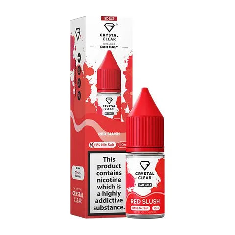 Crystal Clear Bar Salts Nic Salt E-Liquid – All Flavours 10ml (10mg / 20mg)