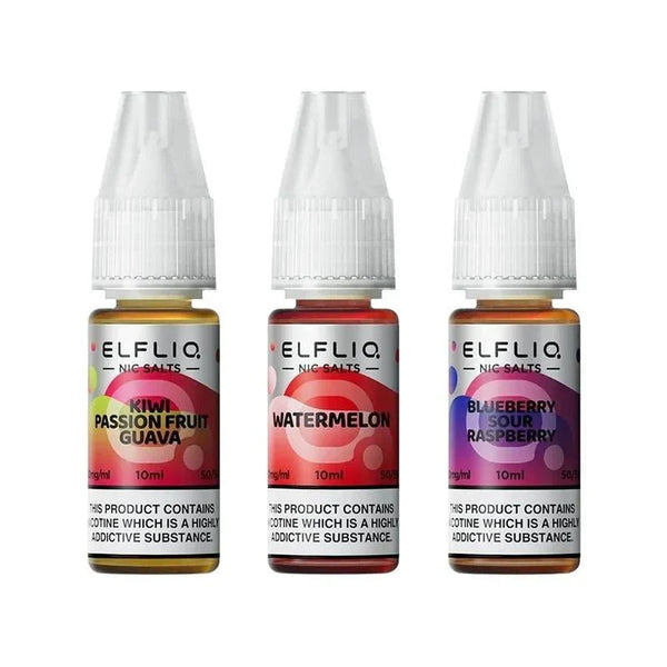 Elfbar Elfliq Salt 10ml Nic Salts - Box of 10 - 10mg -Vape Area UK