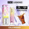 ENE Crystal Legend 4000 Disposable Puff Bar Device - 20mg - Cola Whisky -Vape Area UK
