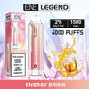 ENE Crystal Legend 4000 Disposable Puff Bar Device - 20mg - Energy Drink -Vape Area UK