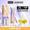ENE Crystal Legend 4000 Disposable Puff Bar Device - 20mg - Gummy Bear -Vape Area UK