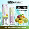 ENE Crystal Legend 4000 Disposable Puff Bar Device - 20mg - Kiwi Passion Fruit Guava -Vape Area UK