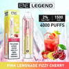 ENE Crystal Legend 4000 Disposable Puff Bar Device - 20mg - Pink Lemonade Fizzy Cherry -Vape Area UK