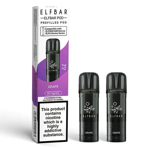Elf Bar 600 Prefilled Pods (Pack of 2) - Box of 10