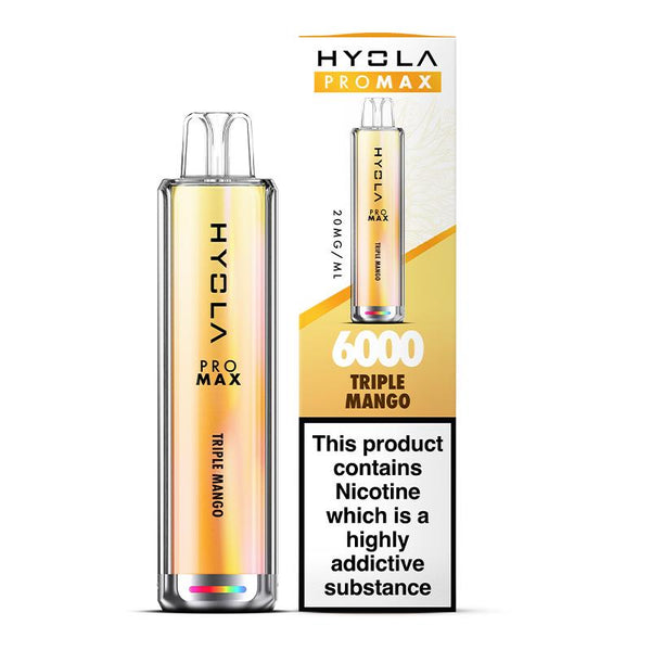 Hyola Pro Max 6000 Disposable Vape Box of 10 - The Vape Giant