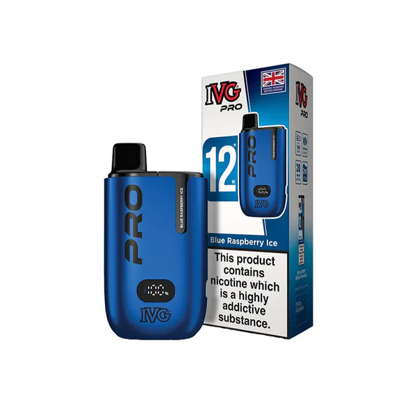 IVG Pro 12 Prefilled Vape Kit TPD Compliant - Box of 5