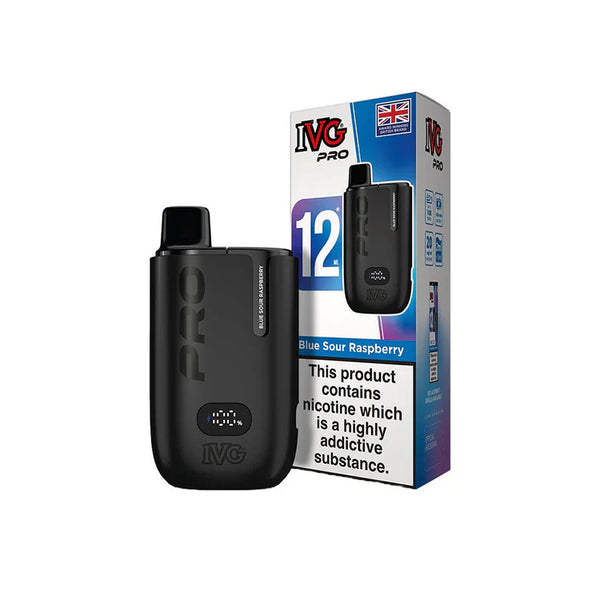 IVG Pro 12 Prefilled Vape Kit TPD Compliant - Box of 5