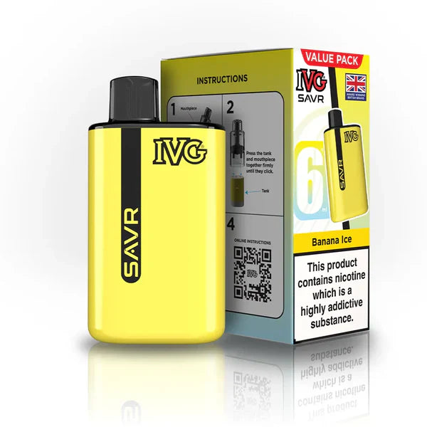 IVG SAVR Prefilled Pod Vape Kit TPD Compliant | Only £5.99 | Any 3 For £14.99