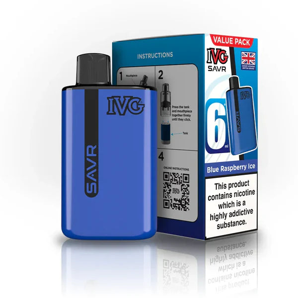 IVG SAVR Prefilled Pod Vape Kit TPD Compliant | Only £5.99 | Any 3 For £14.99