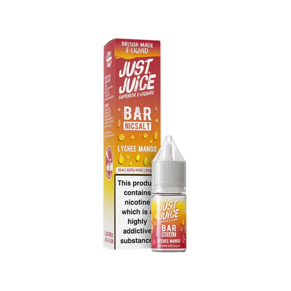 Just Juice Bar Nic Salt E-Liquid – All Flavours 10ml (5mg / 10mg / 20mg)