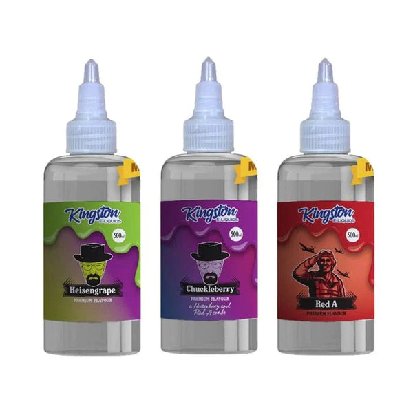 Kingston E-liquids Zingberry Range 500ml Shortfill - Vapeareawholesale