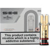 SKE Crystal Bar DISPOSABLE PODS Blueberry Cherry Blackberry (Box of 10) Ske Crytsal Plus Replacement Pods - Box of 10