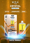 The Crystal Pro Max + 10000 Puffs Disposable Vape Box of 10 - Triple Mango -Vape Area UK