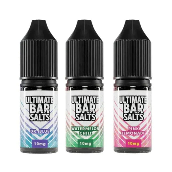 Ultimate Bar Salt 10ml E-liquids Nic Salts - Box of 10 - Dr Blue -Vape Area UK