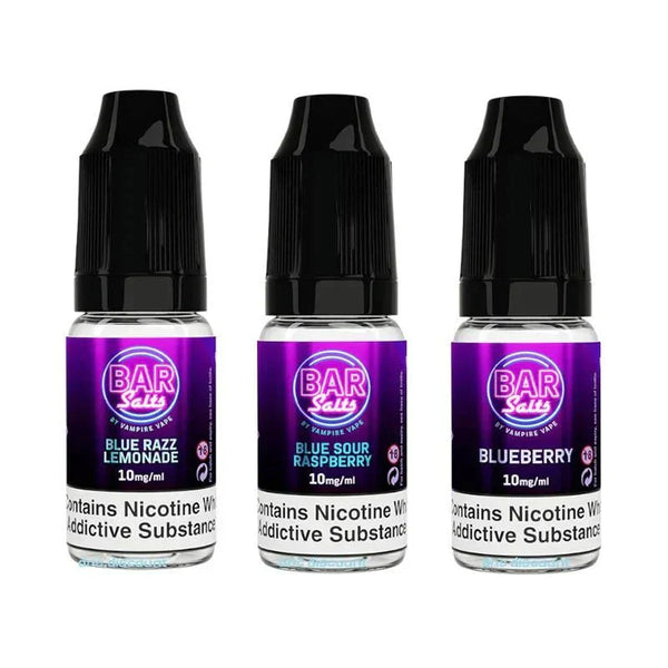 Vampire Vape Bar Salt 10ml E-liquid Nic Salts- Box of 10 - Grape -Vape Area UK