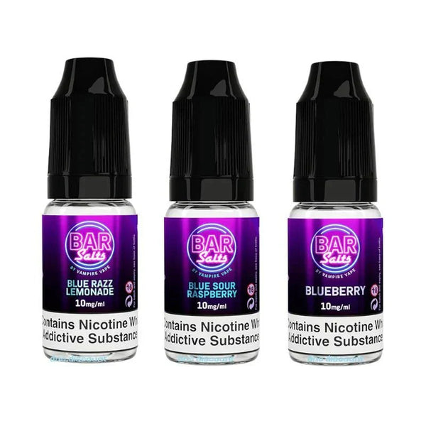 Vampire Vape Bar Salt 10ml E-liquid Nic Salts- Box of 10 - Grape -Vape Area UK